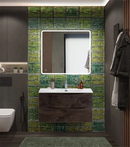 {{photo.Alt || photo.Description || 'Тумба с раковиной подвесная BelBagno MARINO-CER-N 90 Rovere Nature Grigio, раковина белая'}}