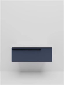 Тумба под раковину LA FENICE Elba Blu Grigio, FNC-01-ELB-BG-100, синяя 100 FNC-01-ELB-BG-100