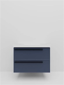 Тумба под раковину LA FENICE Elba Blu Grigio TWIN, FNC-01-ELB-BG-90-2, синяя 90 FNC-01-ELB-BG-90-2