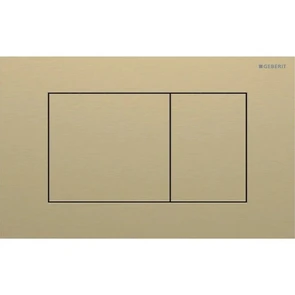 {{photo.Alt || photo.Description || 'Смывная клавиша Geberit Sigma40 для двойного смыва, квадратная: Нерж. Сталь/Матовая Латунь'}}