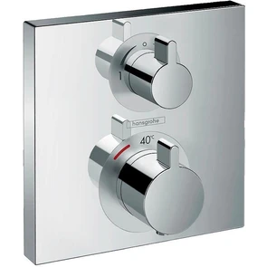 {{photo.Alt || photo.Description || '15714000S Set HG Ecostat Square термостатический смеситель для душа (15714000+01800180)'}}