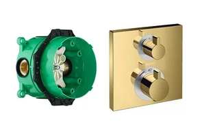 {{photo.Alt || photo.Description || '15714990S Set HG Ecostat Square термостатический смеситель для душа (15714990+01800180), полир.золото'}}