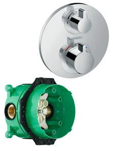 {{photo.Alt || photo.Description || '15758000S Set HG Ecostat S термостатический смеситель для душа (15758000+01800180)'}}