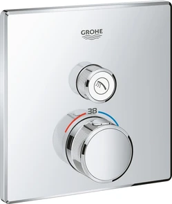 {{photo.Alt || photo.Description || '29123000 Grohtherm SmartControl Внешняя часть термостатического смесителя на 1 выход, хром'}}