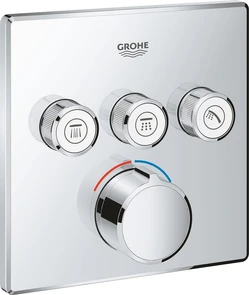 {{photo.Alt || photo.Description || '29149000 Grohtherm SmartControl Смеситель на 3 выхода, внешняя часть, хром'}}