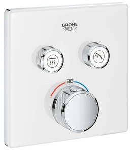 {{photo.Alt || photo.Description || 'Grohtherm SmartControl Термостат для встраиваемого монтажа на 2 выхода, белая луна'}}