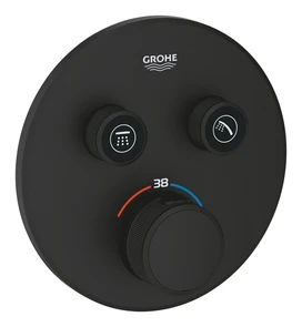 {{photo.Alt || photo.Description || 'Grohtherm SmartControl Термостат для встраиваемого монтажа на 2 выхода, фантомный чёрный'}}