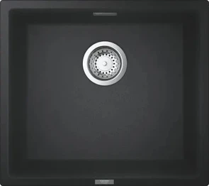 {{photo.Alt || photo.Description || 'K700U Мойка с одной чашей, 457 x 406 мм, черный гранит (6шт.-пал.)'}}