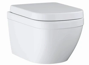 {{photo.Alt || photo.Description || 'Euro Ceramic Унитаз подвесной с сиденьем для унитаза, альпин-белый'}}