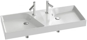 {{photo.Alt || photo.Description || 'RYTHMIK  (замена Vivienne 120 см EXBK112-00) Двойная подвесная раковина-столешница 120*46'}}