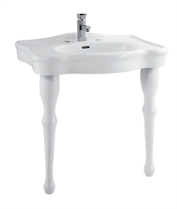 {{photo.Alt || photo.Description || 'Раковина на двух фигурных ножках Creo Ceramique ORLEANS  810х550х855, белая'}}