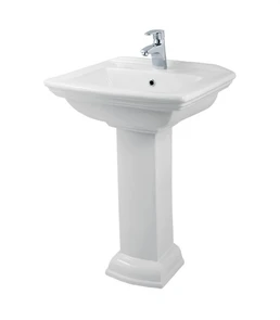 {{photo.Alt || photo.Description || 'Раковина на одной ножке Creo Ceramique ORLEANS 600х475х870, белая (OR3000+OR3010)'}}