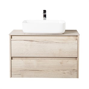 {{photo.Alt || photo.Description || 'Тумба со столешницей и накладной раковиной подвесная BelBagno KRAFT 90 Rovere Galifax Bianco'}}