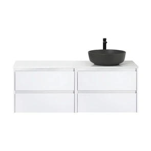 {{photo.Alt || photo.Description || 'Тумба со столешницей и накладной раковиной подвесная BelBagno KRAFT 120 Bianco Opaco, раковина справа'}}