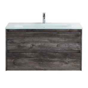 {{photo.Alt || photo.Description || 'Тумба со стеклянной раковиной подвесная BelBagno KRAFT 80 Pino Pasadena, раковина белая'}}