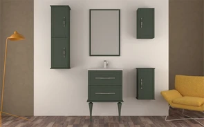 {{photo.Alt || photo.Description || 'Тумба с раковиной подвесная CEZARES ТИФФАНИ (TIFFANY) 60 Verde opaco, раковина белая'}}