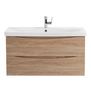 {{photo.Alt || photo.Description || 'Тумба с раковиной подвесная BelBagno MARINO-CER 100 Rovere Bianco, раковина белая'}}