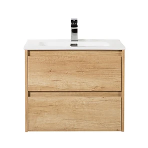 {{photo.Alt || photo.Description || 'Тумба с раковиной подвесная BelBagno KRAFT 60 Rovere Nebrasca Nature, раковина белая'}}