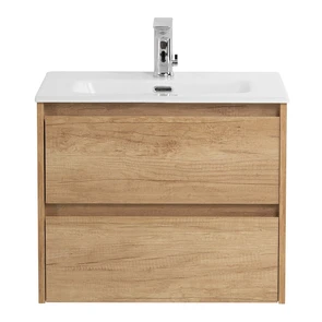 {{photo.Alt || photo.Description || 'Тумба с раковиной подвесная BelBagno KRAFT 39 50 Rovere Nebrasca Nature, раковина белая'}}