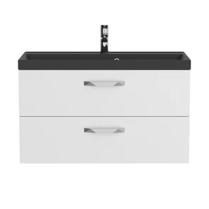 {{photo.Alt || photo.Description || 'Тумба с раковиной подвесная BelBagno AURORA 90 Bianco Lucido, раковина чёрная'}}