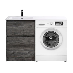{{photo.Alt || photo.Description || 'Тумба с раковиной напольная BelBagno KRAFT-LVD-58/120-L Pino Pasadena, раковина белая'}}