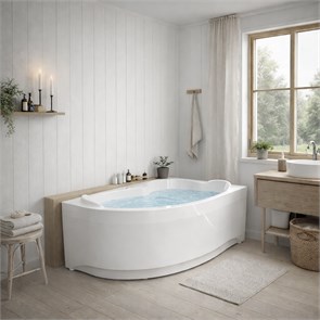 {{photo.Alt || photo.Description || 'TIMO ванна LINNA149R-SET (1490*960*690) в сборе на раме с экраном'}}