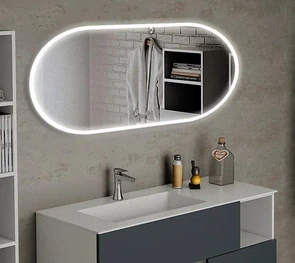 {{photo.Alt || photo.Description || 'Зеркало с подсветкой Azario Виола Аир 600х1500 бесконтактный сенсор LED-00002966'}}