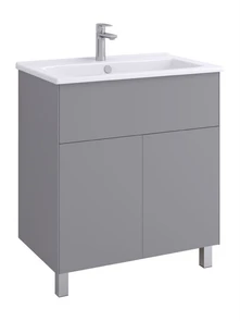 Форест Про 75 Тумба Туманный серый(БЕЗ УМЫВАЛЬНИКА ЭЛИНА 75) 1A297101FR4D0