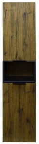 {{photo.Alt || photo.Description || 'Пенал подвесной Azario Gris 40 400х320х1600 универсальный, цвет Дуб Веллингтон (CS00080417)'}}