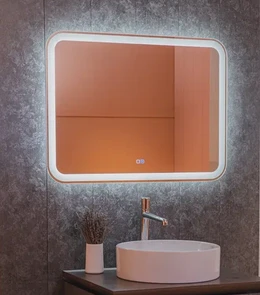 Зеркало AZARIO Мальта Лайт 800х600 LED-00002845 подогрев, подсветка, сенсорный выключатель LED-00002845