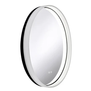 {{photo.Alt || photo.Description || 'Ольга - Зеркало круглое 700х70 c LED диммером, подогревом, сенсорный выключатель, матовый черный 2700k-4000k-6500k (23Вт) АZ-LED013425'}}