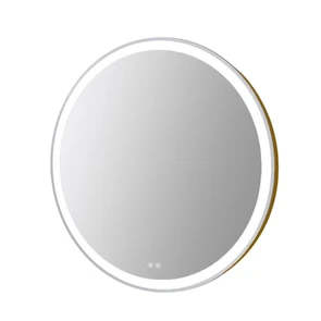 {{photo.Alt || photo.Description || 'Юлия - Зеркало круглое 800х30 c LED диммером, подогревом, сенсорный выключатель,матовый золотой 2700k-4000k-6500k (23Вт) АZ-LED013325'}}