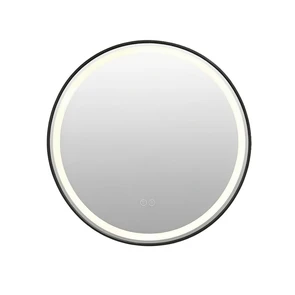 {{photo.Alt || photo.Description || 'Брэд - Зеркало круглое 600*30 c LED диммером, подогревом, сенсорный выключатель, матовый черный 2700k-4000k-6500k (9Вт) АZ-LED012225'}}
