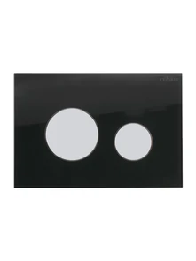 {{photo.Alt || photo.Description || 'LUX-GN-01-C Кнопка смыва CEZARES LUX черное стекло, клавиши хром (пластик)'}}