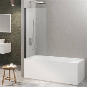 Душевая шторка RIVER S Black 900, BERGES 065013