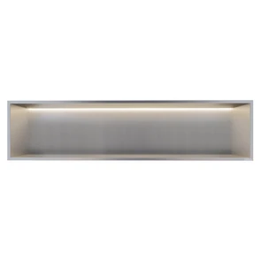 {{photo.Alt || photo.Description || 'Скрытая настенная ниша из нержавеющей стали ABBER Nischen AN3006BST с LED подсветкой, сталь брашированная'}}