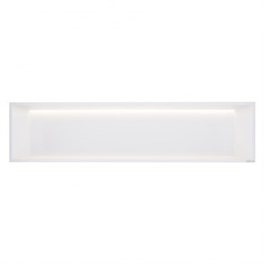 {{photo.Alt || photo.Description || 'Скрытая настенная ниша из нержавеющей стали ABBER Nischen AN3006MW с LED подсветкой, белая матовая'}}