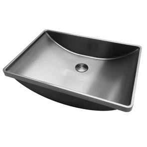 {{photo.Alt || photo.Description || 'Раковина встраиваемая сверху ABBER Wasser Kreis AF2404GM оружейная сталь'}}
