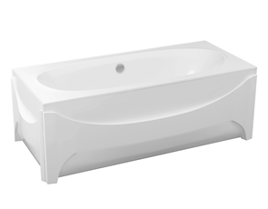 {{photo.Alt || photo.Description || 'Ванна CHARUS Elba White Gloss, FNC-ELB-180-80 CO, прямоугольная, искусственный мрамор, белая с опорами'}}