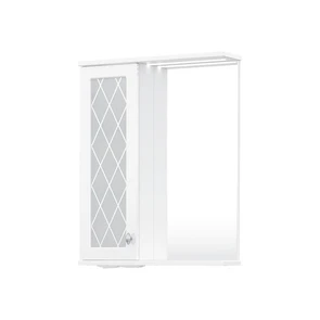 {{photo.Alt || photo.Description || 'Зеркало-шкаф Milenal 55, с LED подсветкой, подвесной, левый, белый, VOLNA'}}
