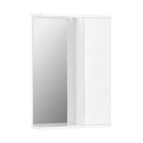 {{photo.Alt || photo.Description || 'Зеркало-шкаф Joli 50, с LED подсветкой, правый, белый, VOLNA'}}