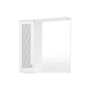 {{photo.Alt || photo.Description || 'Зеркало-шкаф Milenal 70, с LED подсветкой, подвесной, левый, белый, VOLNA'}}