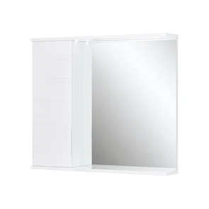 {{photo.Alt || photo.Description || 'Зеркало-шкаф Joli 80, с LED подсветкой, левый, белый, VOLNA'}}