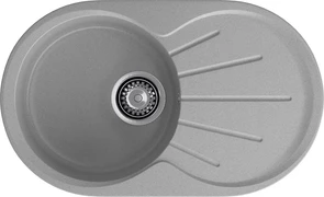 {{photo.Alt || photo.Description || 'GRANFEST Мойка композит RONDO GF-R--750L чаша с крылом 750*460мм  серый арт.GF-'}}