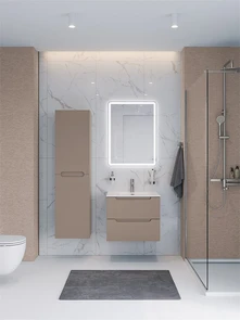 {{photo.Alt || photo.Description || 'Тумба с раковиной подвесная BelBagno ЭТНА (ETNA) 60 Бежевый Матовый, раковина BB600ETL'}}