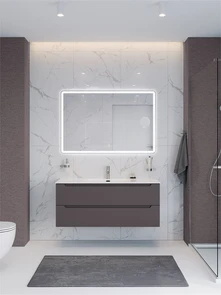 {{photo.Alt || photo.Description || 'Тумба с раковиной подвесная BelBagno ЭТНА (ETNA) 120 Темно-Серый Матовый, раковина BB1200ETL'}}