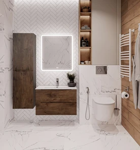 {{photo.Alt || photo.Description || 'Тумба с раковиной подвесная BelBagno ЭТНА (ETNA) 80 Rovere Moro, раковина белая'}}