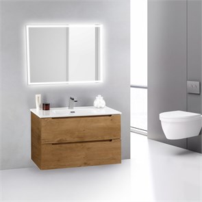 {{photo.Alt || photo.Description || 'Тумба с раковиной подвесная BelBagno ЭТНА (ETNA) 80 Rovere Nature, раковина белая'}}