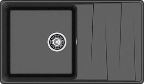 {{photo.Alt || photo.Description || 'GRANFEST Мойка композит LEVEL, GF-LV-860L, чаш+кр 860*500, черный'}}