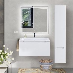 {{photo.Alt || photo.Description || 'Тумба c раковиной подвесная с одним ящиком BelBagno ЭТНА (ETNA-M) 80 Bianco Lucido, раковина белая'}}